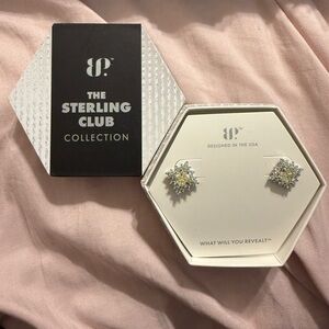 The Sterling Club Silver Starburst Earrings